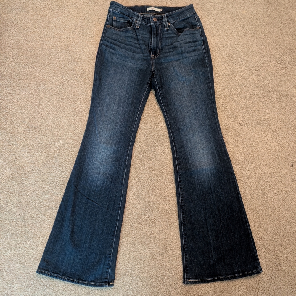 Women's Blue Flared Jeans